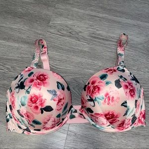 Floral very-sexy push up bra Victoria secret